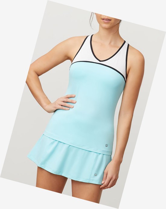 Fila Love Game Racerback Tank Angbl/Wht/Blk | 1630MZOSF