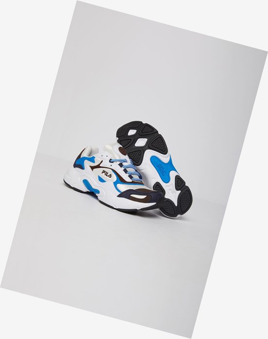 Fila Luminance Tennis Shoes Wht/Fnvy/Pcon | 4129HBCSV