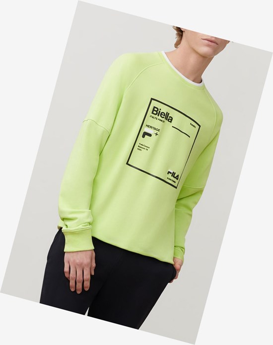 Fila Mack Fleece Crew Sharpgreen | 0461FNTWB