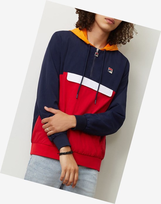 Fila Macker 2 Vento Jacket Peac/Cred/Flor | 0392ZILCS