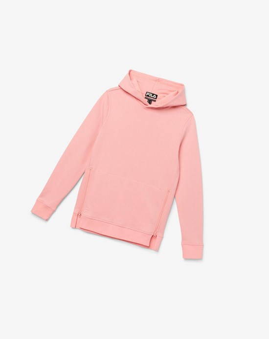 Fila Maddox Pullover Hoodie 681 Strawberry Ice | 2170DYCHP
