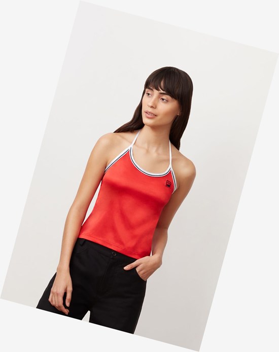 Fila Marisol Halter Tank Cred/Wht/Peac | 8436SLHRQ