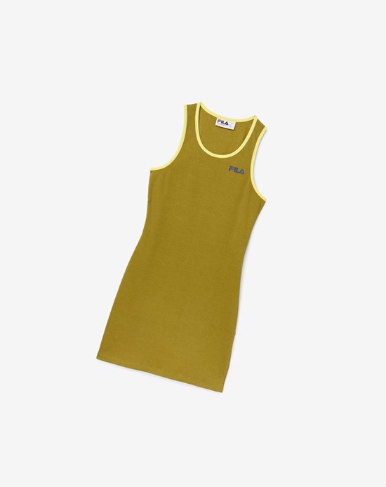Fila Mattea Vestito Verde Oliva | 3619PYTLW