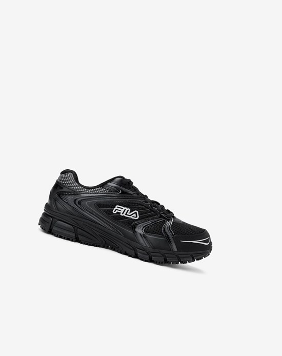 Fila Memory Reckoning 7 Slip Resistant Steel Punta Shoe Boots Blk/Blk/Msil | 5472KJHEN
