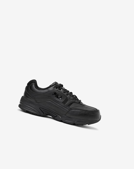 Fila Memory Workshift 2 Slip Resistant Composite Punta Shoe Boots Blk/Blk/Blk | 4201FRLHS