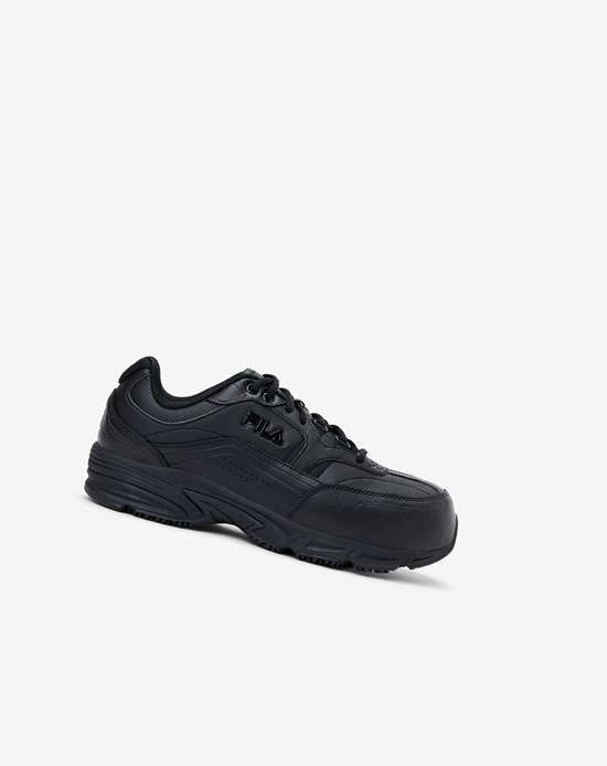 Fila Memory Workshift 2 Slip Resistant Composite Punta Shoe Boots Blk/Blk/Blk | 8061LJMIZ