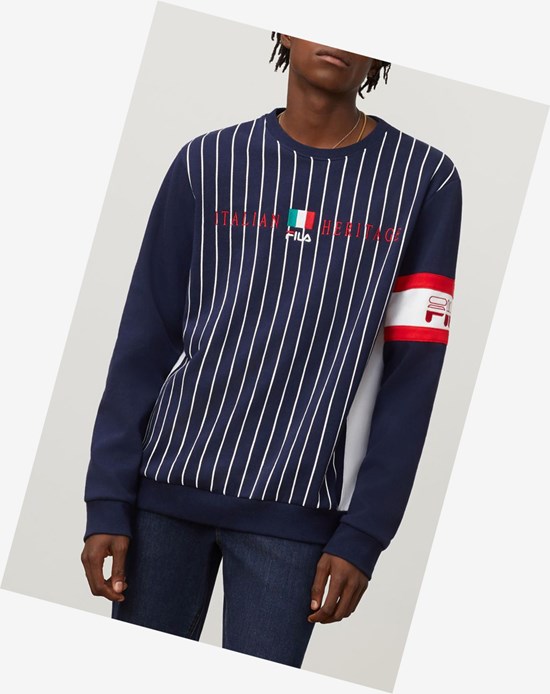 Fila Mikkel Crew Peac/Wht/Cred | 6570FNAVI