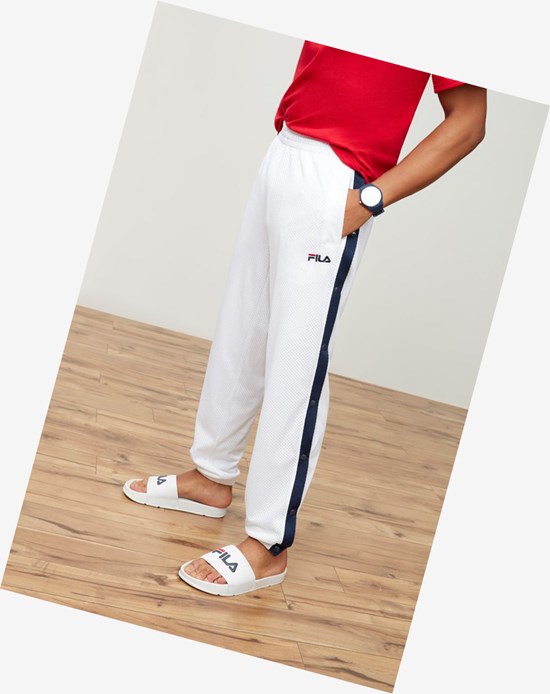 Fila Milo Tear Away Pant Wht/Peac | 1823PQERX