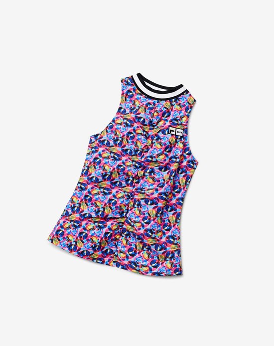Fila Msgm X Fila Raceback Tank Rosa | 5728LWEKT