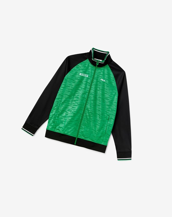 Fila Nigeria Pista Jacket Nere Bianche | 0231MRYBQ