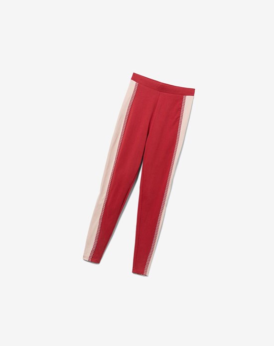 Fila Ona Legging Rosse Rosa | 6208KEFZD