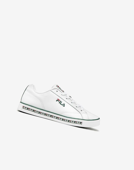 Fila Original Court Pelle Tennis Shoes Bianche Rosse | 5231XOADW