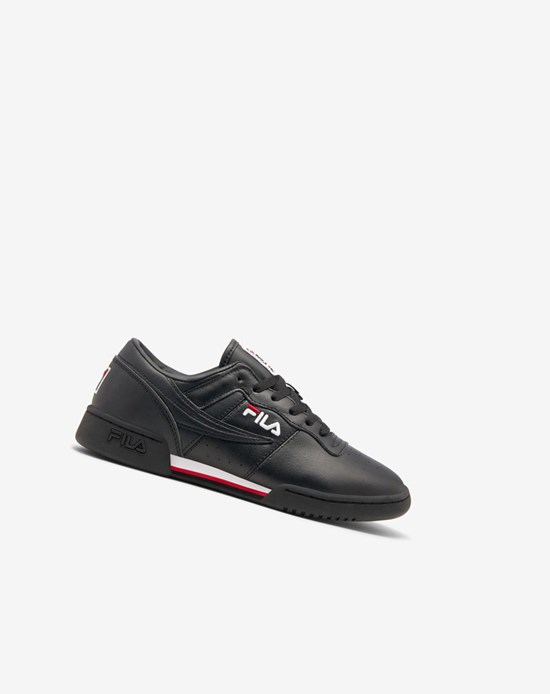 Fila Original Fitness Tennis Shoes Nere Bianche Rosse | 2864RXZDM