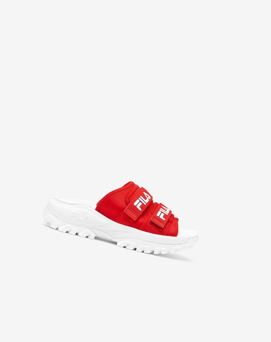 Fila Outdoor Ciabatte Ciabatte Sandals Rosse Bianche Bianche | 0235UCJAW