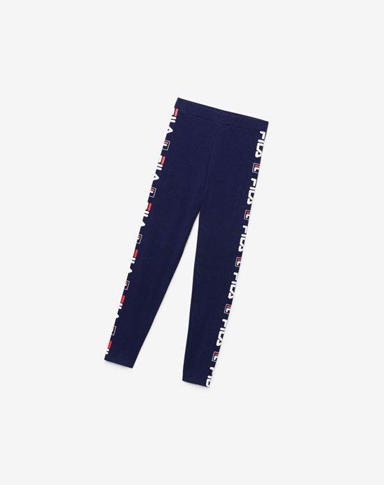 Fila Parma Legging Bianche Rosse | 2603CVOMY