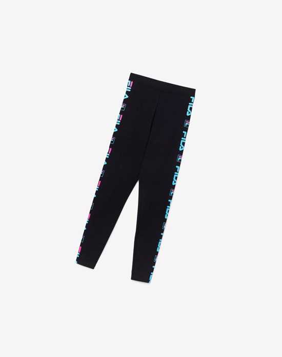 Fila Parma Legging Nere Blu Rosa | 4859SWNQD