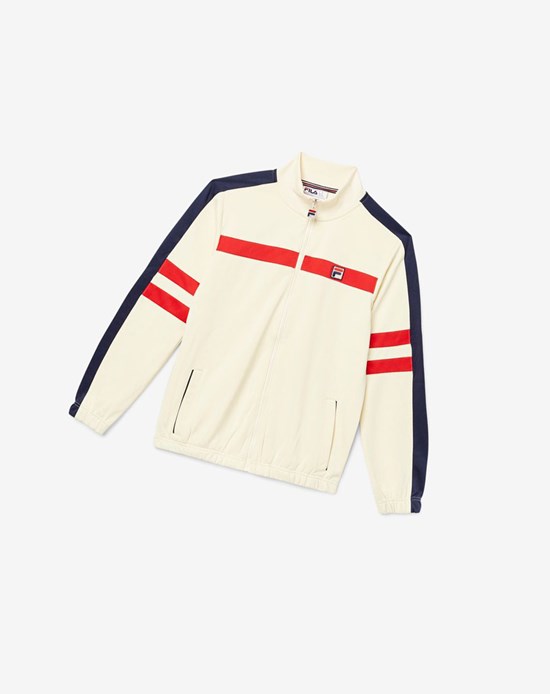 Fila Peridot Pista Jacket 272 Seed Pearl | 3029XMFHL