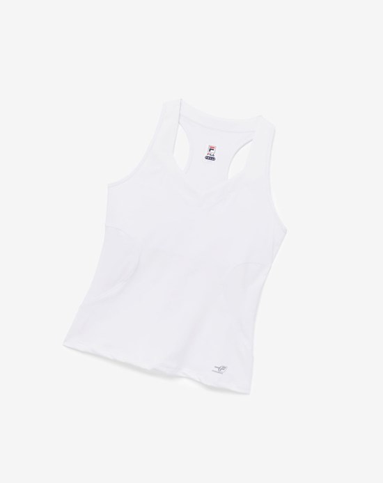 Fila Pickleball Halter Tank Bianche | 0976LSIED