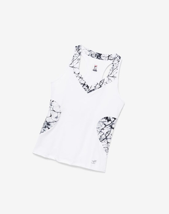 Fila Pickleball Halter Tank Bianche | 3270GOTYL