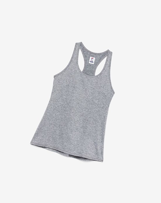 Fila Pickleball Racerback Tank 289 Varsity Heather | 6045JASTM