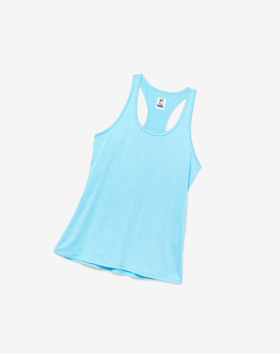 Fila Pickleball Racerback Tank 480 Bluefish Heather | 7426CTDGY