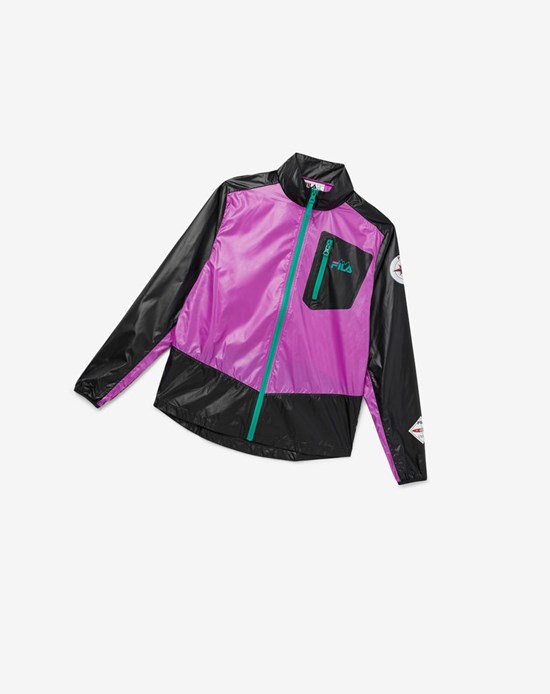 Fila Pinnacle Jacket Viola Nere Verdi | 1943PHEZD