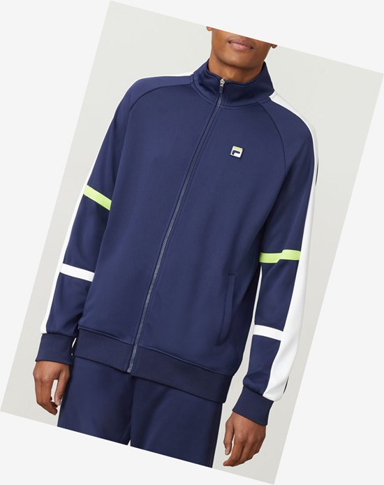 Fila Plr Jacket Blup/Wht/Acdl | 7654WQPUI