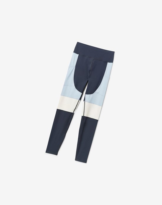Fila Power Tight Blu Bianche | 8702UVSHT