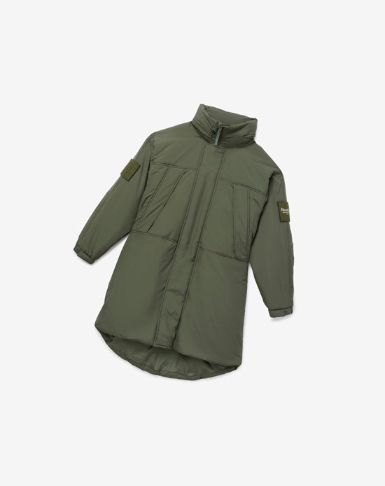 Fila Project 7 Long Imbottito Coat Khaki | 0325GSIMJ