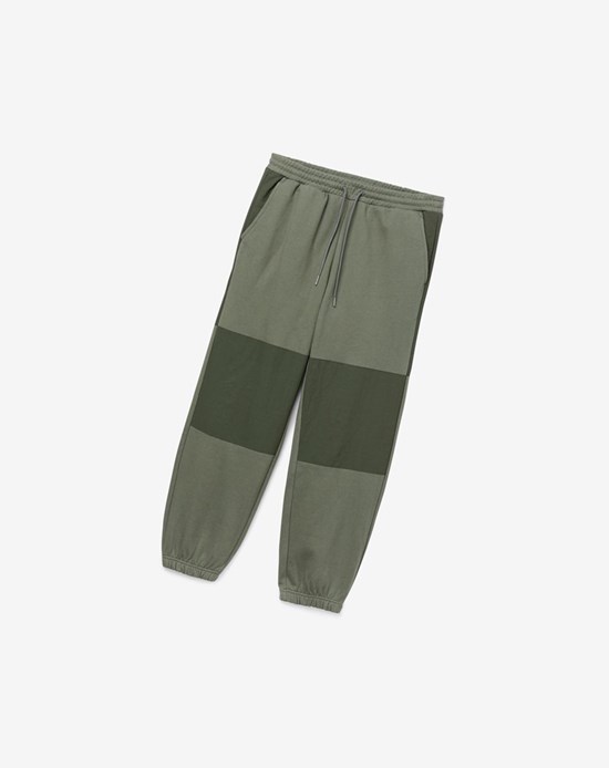 Fila Project 7 Woven Mixed Patch Jogger Khaki | 6184PGVFK