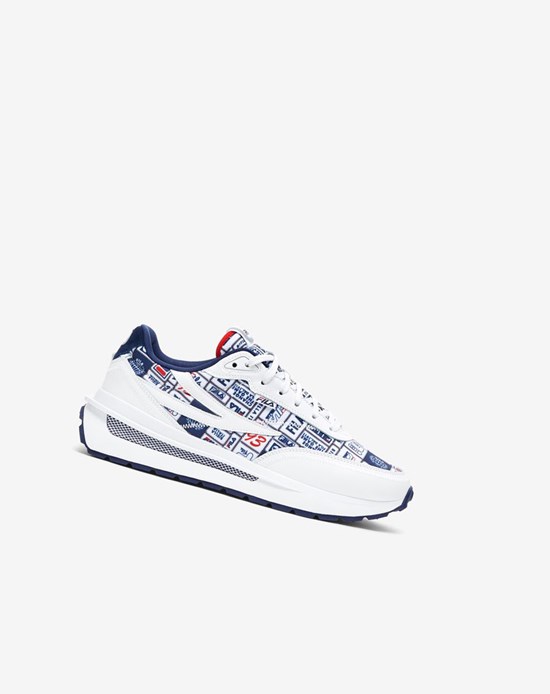 Fila Renno Patchwork Grosso Sneakers Bianche Blu Marino Rosse | 7960BMRCE