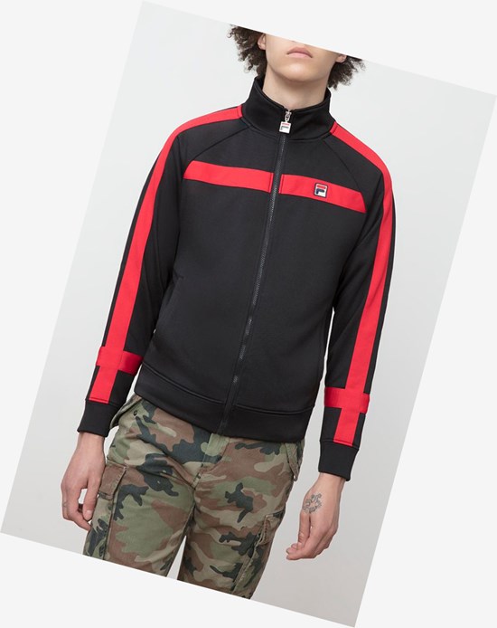 Fila Renzo Jacket Blk/Cred | 1275MCRIQ