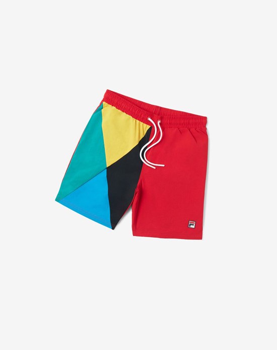 Fila Rhett Swim Corta Rosse Nere | 4127HWVFG