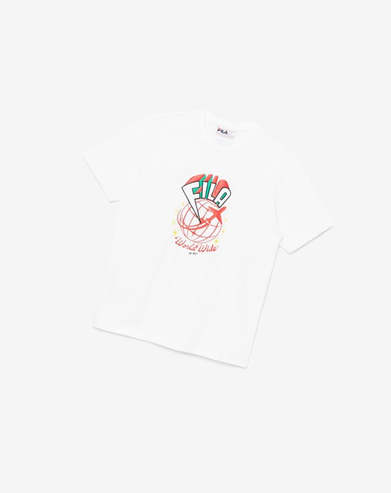 Fila Ryland Tee Bianche | 6240MGBWK
