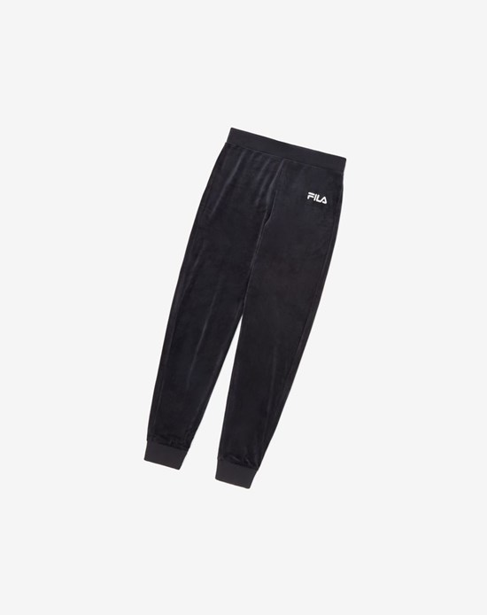 Fila Sara Velour Jogger Nere | 4185GDBCZ