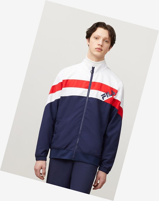 Fila Slade Pista Jacket Bianche | 4863YTRFS