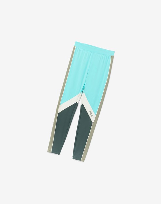 Fila Sonya Legging Blu Verde Acqua | 9183VGIKR