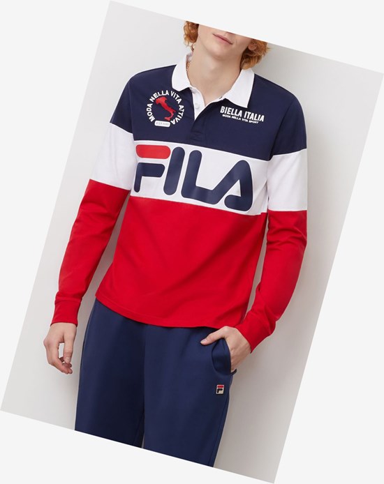 Fila Sprat Rugby Peac/Wht/Cred | 9350NFOEJ