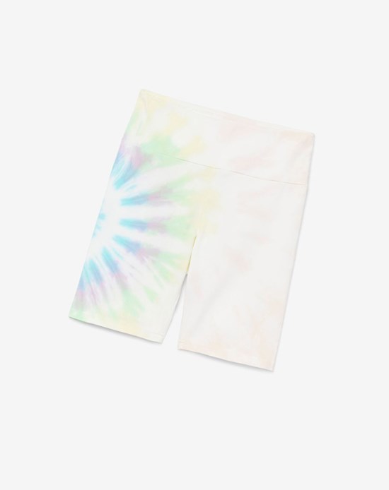 Fila Taima Tie Dye Bike Corta Crema | 3604JRAZV