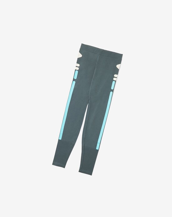 Fila Taru Legging Blu Verde Acqua | 6014ASZQI