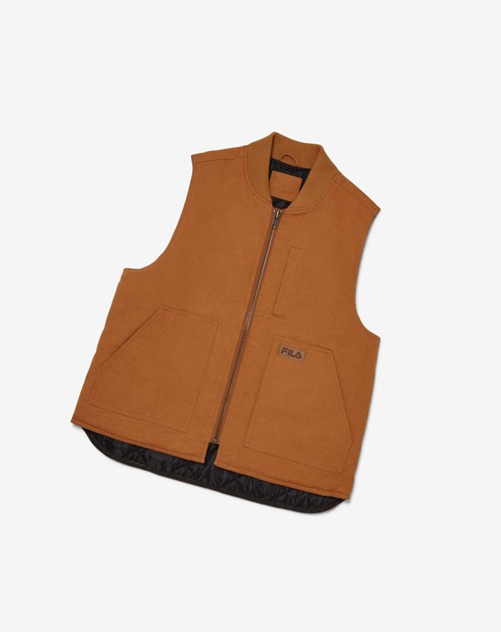 Fila Tela Lavoro Vest 971 Chestnut | 7032HELVQ