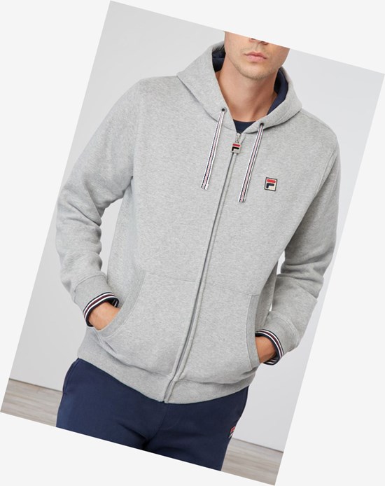 Fila Tenconi Con Cappuccio Sweatshirt Hgry/Navy | 0263WGMSP