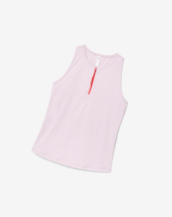 Fila Tie Breaker Front-zip Full Coverage Tank Lavanda Rosse | 0253KNOWY