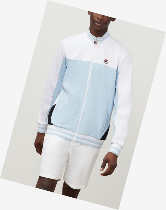 Fila Tiebreaker Pista Jacket Cblu/Wht/Blk | 4086KCZML