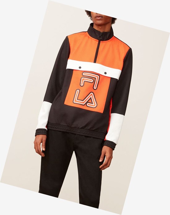 Fila Tiger Mesh 1/4 Zip Chrytomato | 9405SMNHL