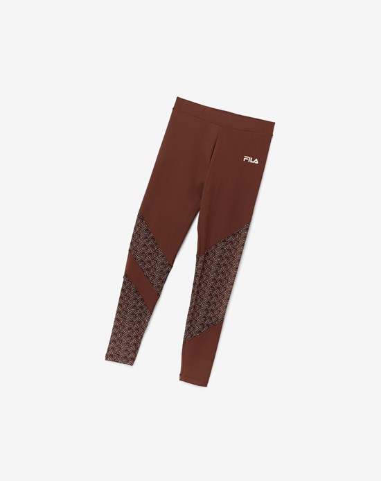 Fila Vilina Legging Corallo Rosa | 3746KUBRW
