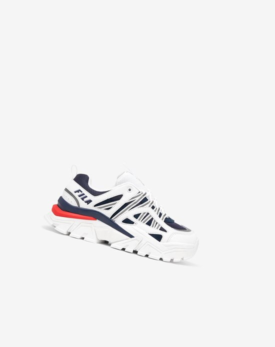 Fila Vitalize Grosso Sneakers Bianche Rosse Blu Marino | 0246EBXST