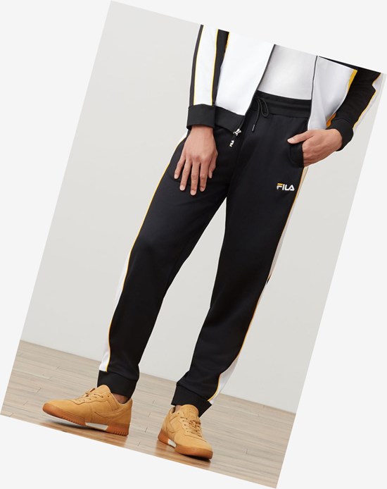 Fila Yuri Pant Blk/Wht/Gfus | 0849XOMUG